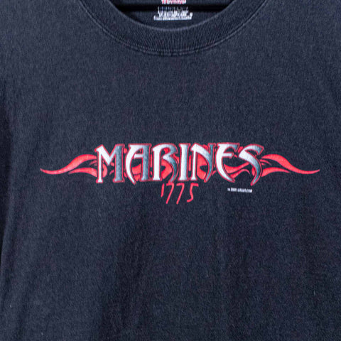 Marines Keeping Hell Populated T-Shirt Grim Reaper