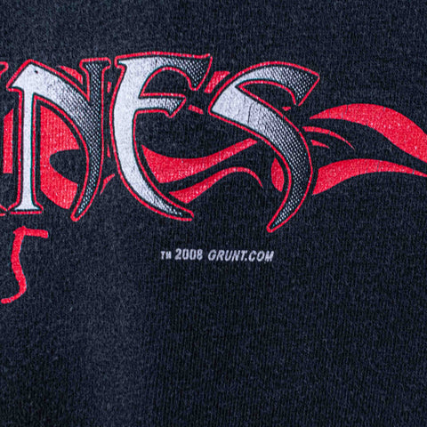 Marines Keeping Hell Populated T-Shirt Grim Reaper