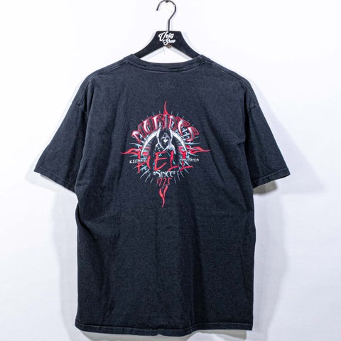Marines Keeping Hell Populated T-Shirt Grim Reaper