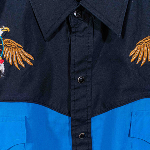 Ely Cattleman Pearl Snap Western Shirt Eagle Dreamcatcher