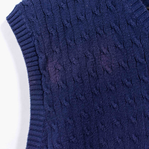 Polo Ralph Lauren Golf Cross Clubs Crest Cable Knit Vest
