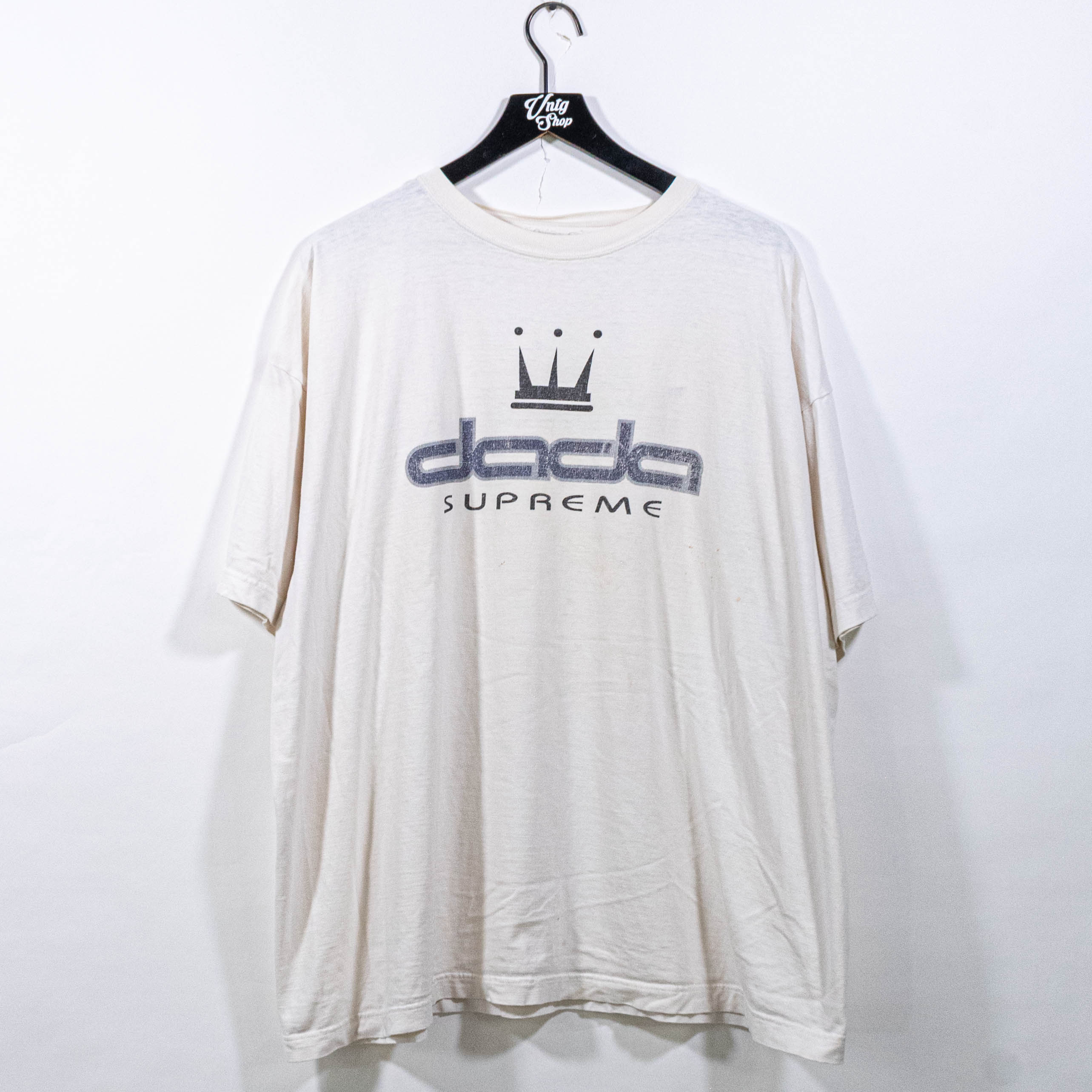 Dada Supreme Crown Logo T-Shirt Distressed Baggy– VNTG Shop
