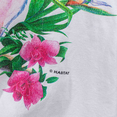 Habitat Parrots Birds Floral Nature T-Shirt