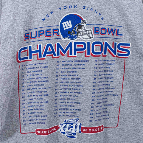 New York Giants Super Bowl XLII Champions T-Shirt