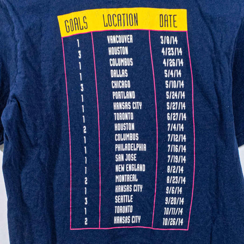 NY Red Bulls Bradley Wright Phillips MLS Goal Record T-Shirt Adidas