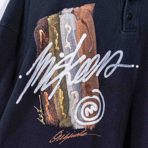Miskeen Original Painted Spell Out Polo Shirt