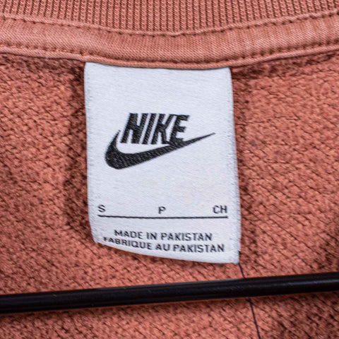 NIKE Center Swoosh Oversized Essential Crewneck Sweatshirt