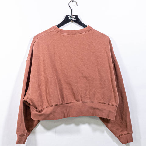 NIKE Center Swoosh Oversized Essential Crewneck Sweatshirt