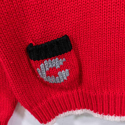 Harness Club Pocket Collared Pullover Knit Sweater