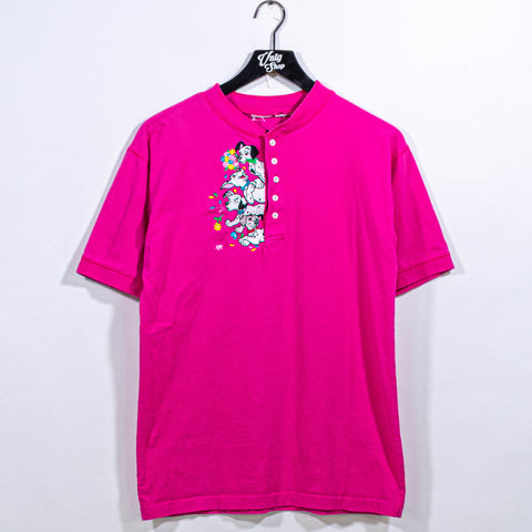 101 Dalmatians Disney Embroidered Henley T-Shirt