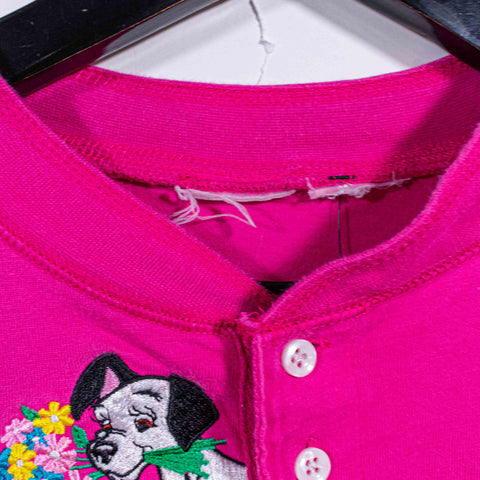 101 Dalmatians Disney Embroidered Henley T-Shirt