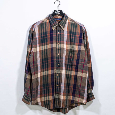 Nautica Boat Plaid Button Down Shirt