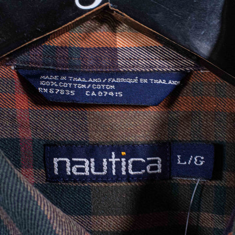Nautica Boat Plaid Button Down Shirt