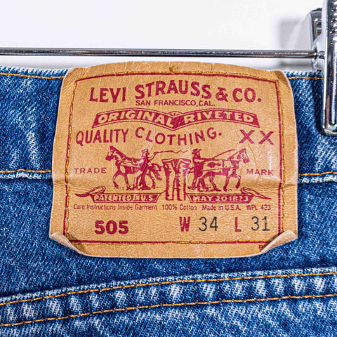 Levis 505 Distressed Jeans Made in USA