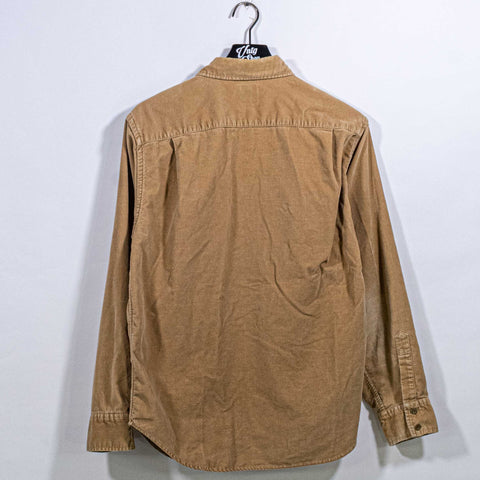 GAP Corduroy Velvet Button Shirt Flap Pocket