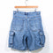 Aeropostale Baggy Denim Cargo Shorts
