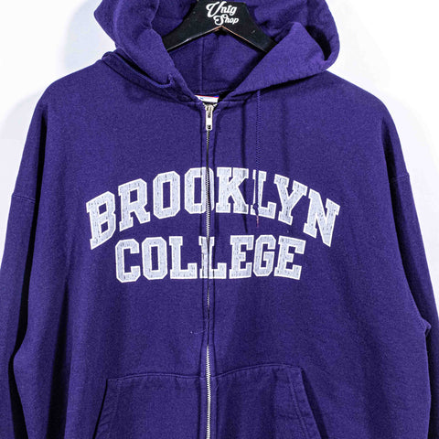 Brooklyn College Champion Zip Hoodie Sweatshirt