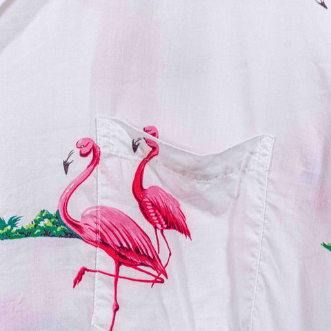 Paradise Found Hawaii Flamingo Hawaiian Shirt