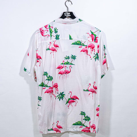 Paradise Found Hawaii Flamingo Hawaiian Shirt