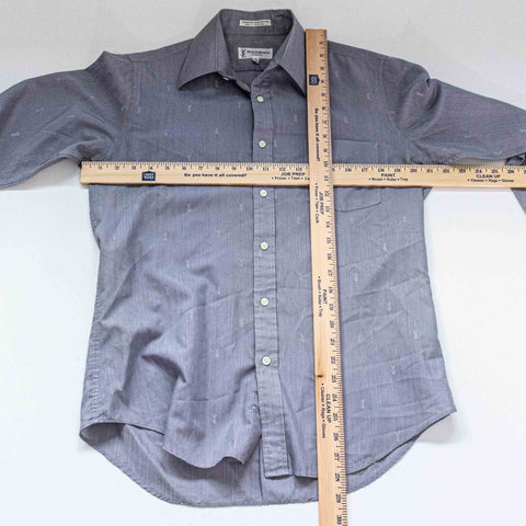 YSL Yves Saint Laurent Monogram AOP Dress Shirt