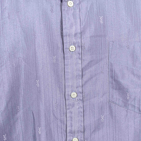 YSL Yves Saint Laurent Monogram AOP Dress Shirt