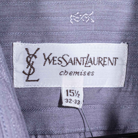 YSL Yves Saint Laurent Monogram AOP Dress Shirt