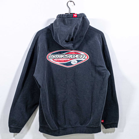 Quiksilver Boarding Sun Faded Hoodie Sweatshirt Surf Skate