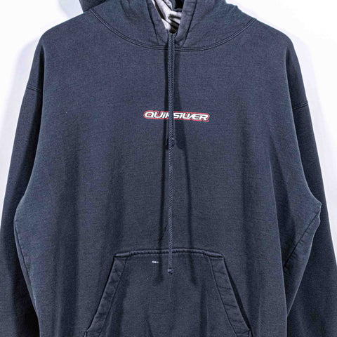 Quiksilver Boarding Sun Faded Hoodie Sweatshirt Surf Skate