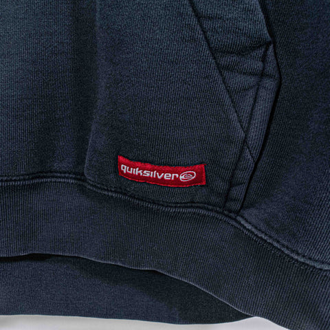 Quiksilver Boarding Sun Faded Hoodie Sweatshirt Surf Skate