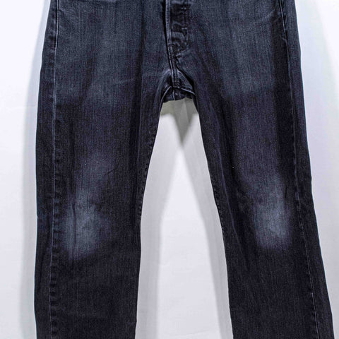 Levis 501 Button Fly Faded Jeans
