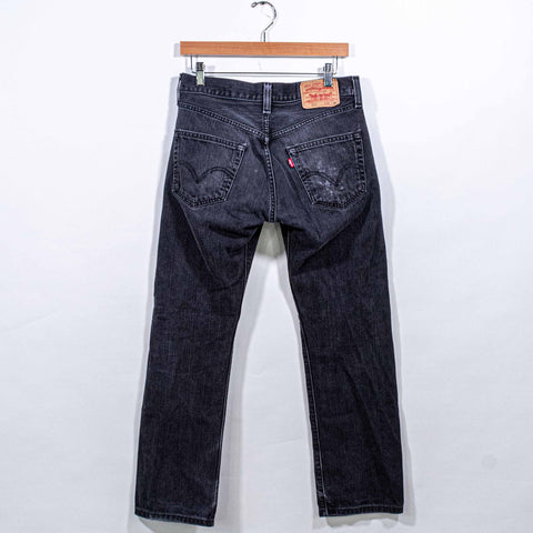 Levis 501 Button Fly Faded Jeans