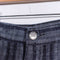 Brooklyn Express Striped Baggy Jean Shorts Jorts