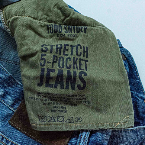 Toddy Snyder Stretch 5 Pocket Jeans Slim Fit