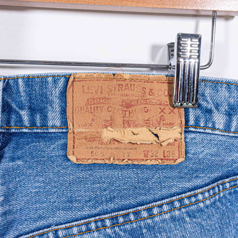 Levis 505 Jeans Made in USA Talon Zipper
