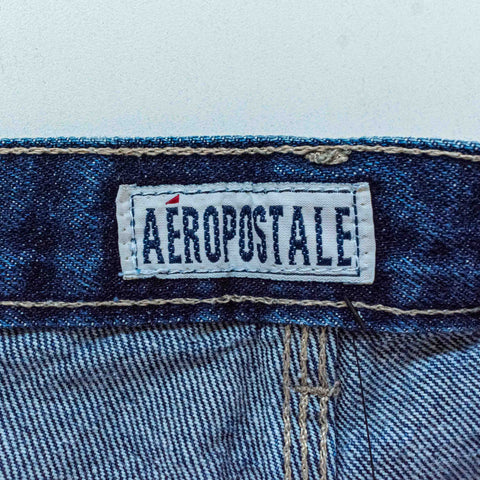 Aeropostale Carpenter Jean Shorts Jorts Baggy
