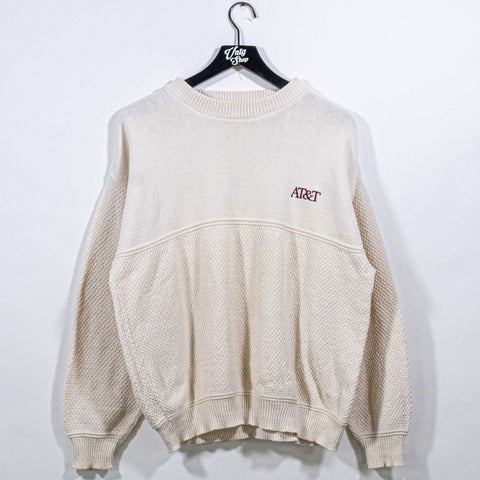 AT&T Knit Pullover Sweater Made in USA