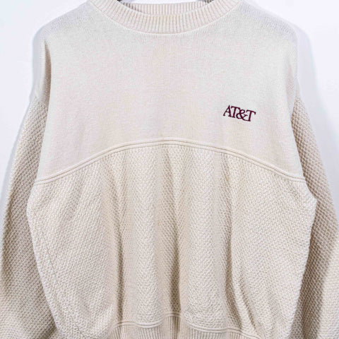 AT&T Knit Pullover Sweater Made in USA