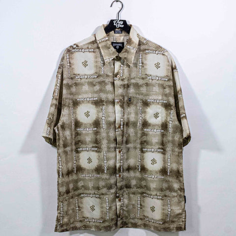 Rocawear Hip Hop Baggy AOP Button Shirt