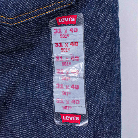 Levis 501 Button Fly Jeans Shrink To Fit