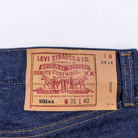 Levis 501 Button Fly Jeans Shrink To Fit