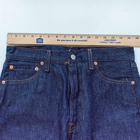 Levis 501 Button Fly Jeans Shrink To Fit