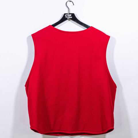 Johnson Woolen Mills Wool Zip Vest Made in USA