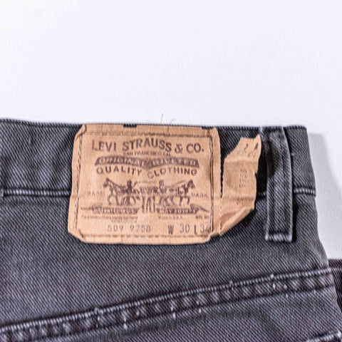 Levis 509 Sun Faded Jeans Made in USA White Tab Talon Zipper