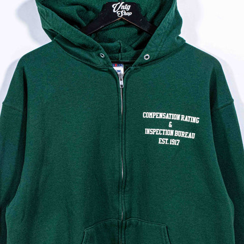 Compensation Rating & Inspection Bureau Zip Hoodie Sweatshirt
