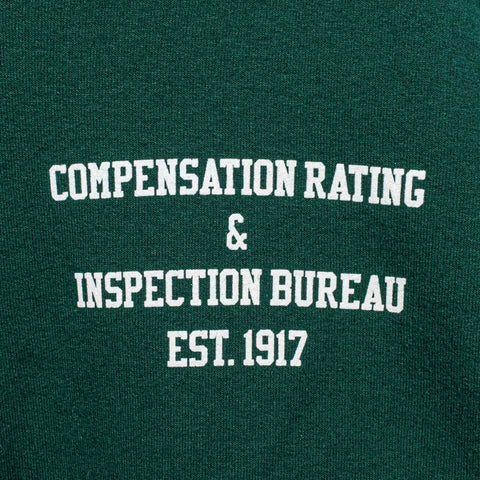 Compensation Rating & Inspection Bureau Zip Hoodie Sweatshirt