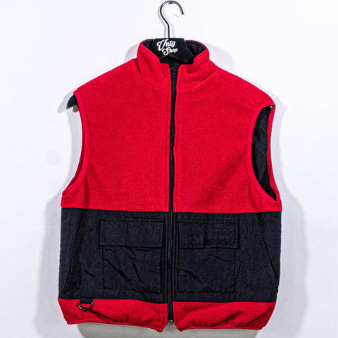 Banana Republic Fleece Nylon Zip Vest