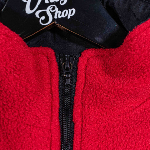 Banana Republic Fleece Nylon Zip Vest