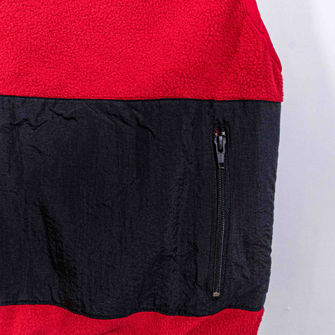 Banana Republic Fleece Nylon Zip Vest