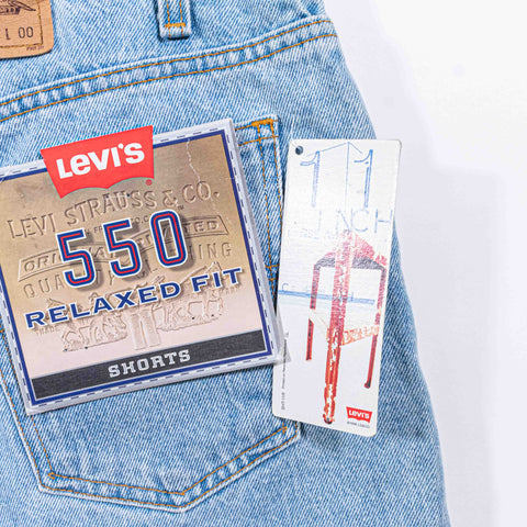 Levis 550 Relaxed Fit Shorts Orange Tab