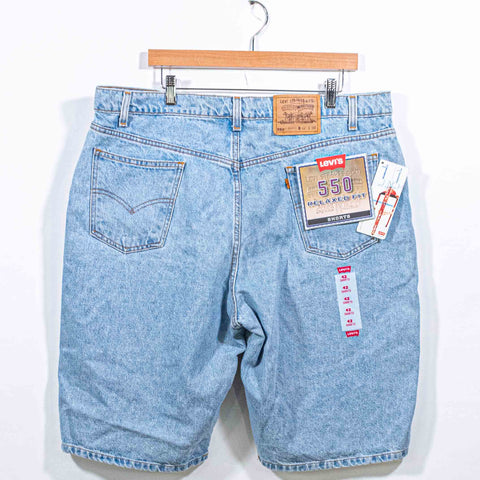 Levis 550 Relaxed Fit Shorts Orange Tab